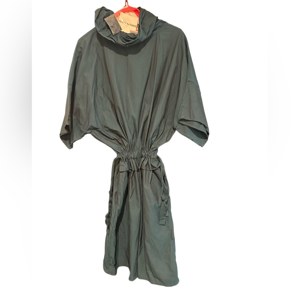 Green Hooded Poncho